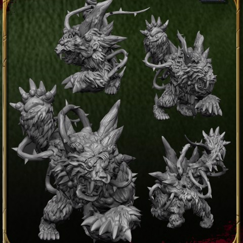 Image of Tam-Blighted Dire Bear