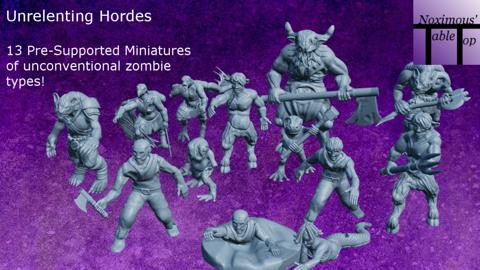 Image of Fantasy Races Zombies STL's