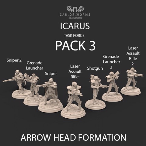 Image of ICARUS TASK FORCE PACK 3 : ARROW HEAD FORMATION