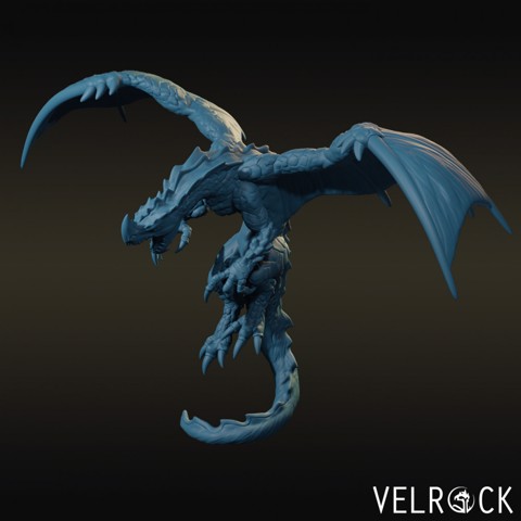 Image of Young Green Dragon (Flying)