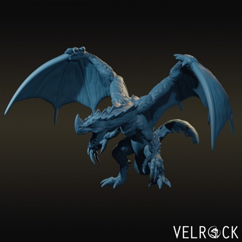 Image of Young Green Dragon (Grounded)