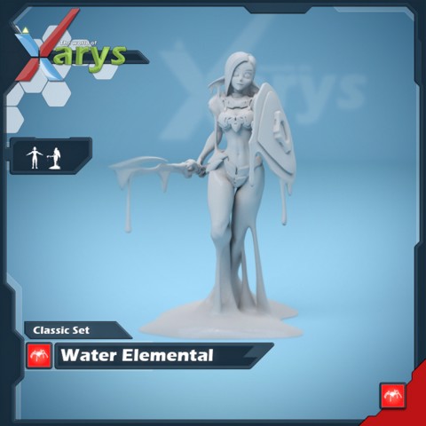 Image of Female Water Elemental