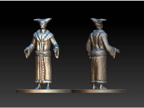 Image of 28mm Cultist Summoner Miniature for DnD pathfinder warhammer tabletop games rpg