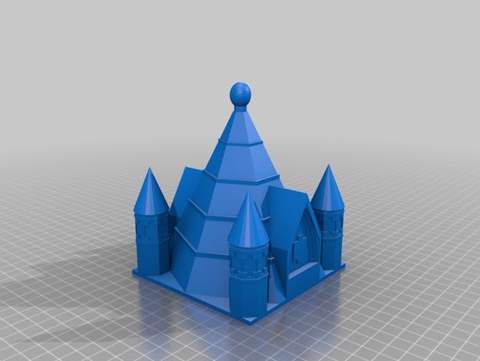 Image of Gothic Rooftop 4" x 4" for 25/28mm Fantasy Buildings