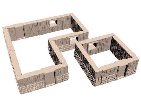 Image of Fantasy Building Maker - to build 4x4 and offshoot 28mm buildings