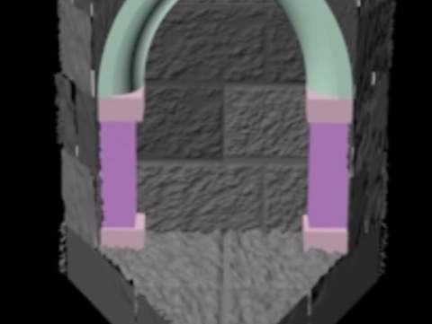 Image of Gothic 30/60 degree wall and floor piece