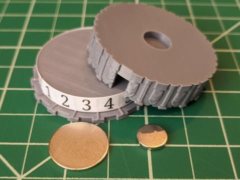 Image of HP Dial for 45 mm Miniatures - Columns