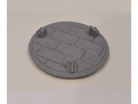 Image of Brick 25mm Numbered Bases for Gloomhaven