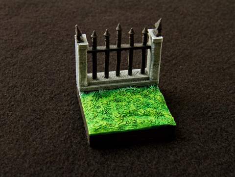 Image of Graveyard Wall Tile - OpenForge Compatible