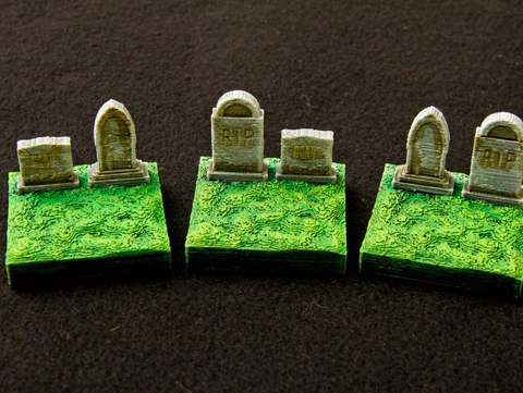 Image of Graveyard Grave Tiles - OpenForge Compatible