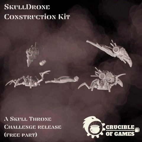 Image of SkullDrone construction kit (free Sensor skull)