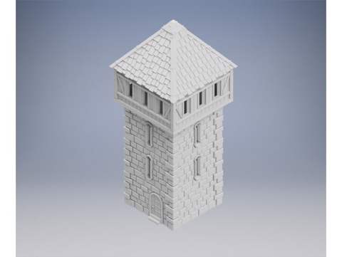 Image of Medieval Tower Made for tabletop gaming