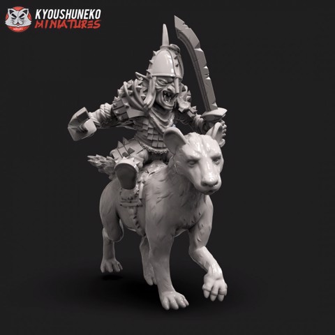 Image of Goblin Warlord Mounted