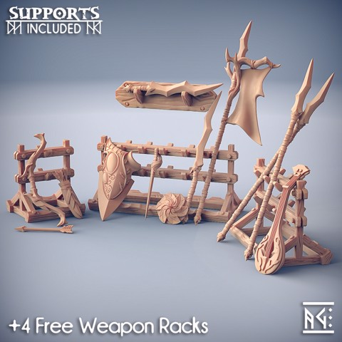 Image of Weapons for Loot & Racks: Sylvan Knight