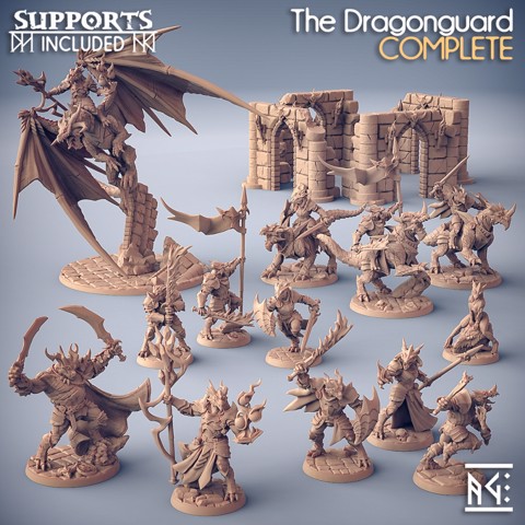 Image of COMPLETE The Dragonguard (presupported)