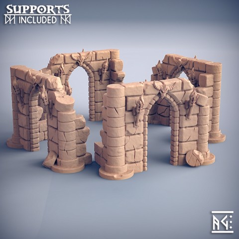 Image of Torm Scatter Ruin - The Dragonguard Terrain Piece