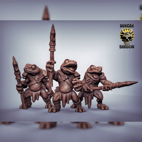 Image of Boggards with spears  (pre supported)