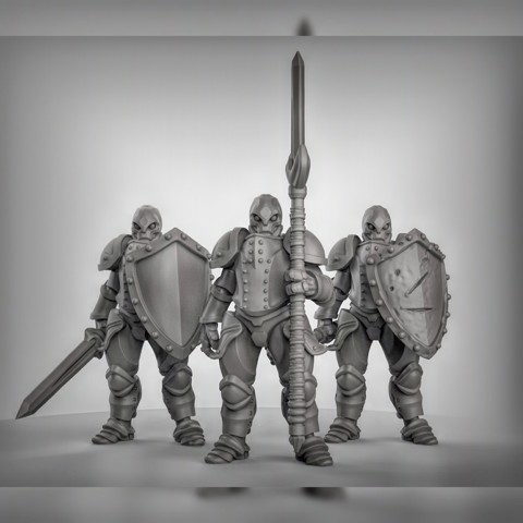 Image of Warforged Fighters 3 (multi weapon options)