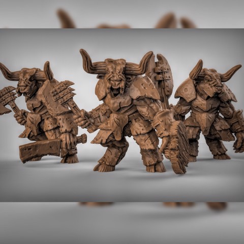 Image of Minotaur Doom Bull (Multi weapon options)