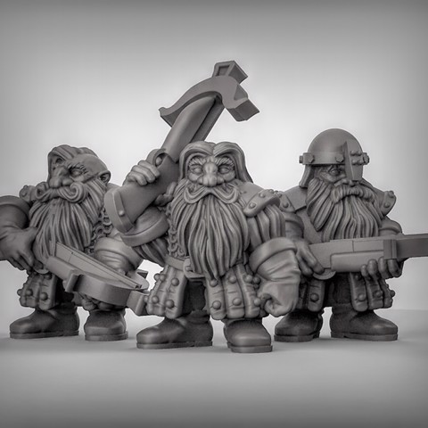 Image of Dwarves with crossbows