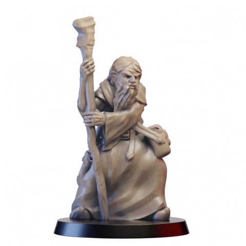 Image of Old wizard - supportless model
