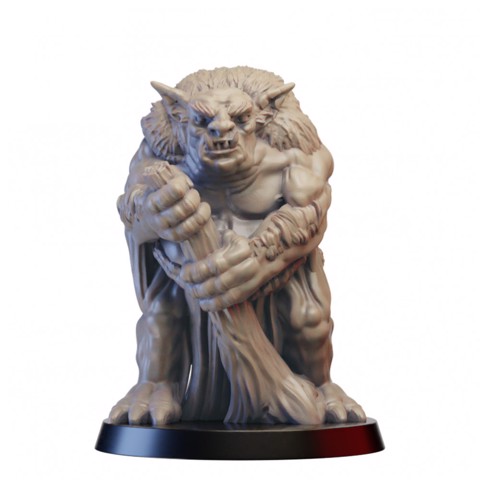 Image of Fat hairy troll - supportless model