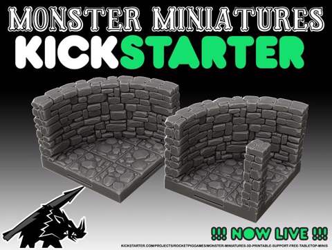 Image of Curved Crypt Walls - KICKSTARTER is LIVE!