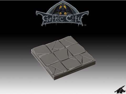 Image of Tilescape GOTHIC CITY Stone Tile - Our New KICKSTARTER is Now LIVE!!!!