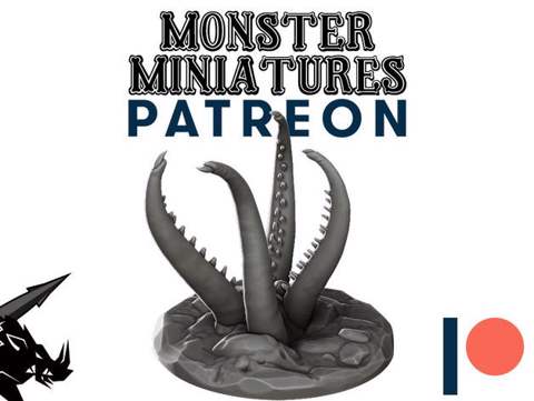 Image of Tentacles - JOIN OUR Monster Miniature PATREON