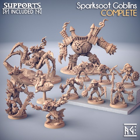 Image of COMPLETE Sparksoot Goblins (presupported)