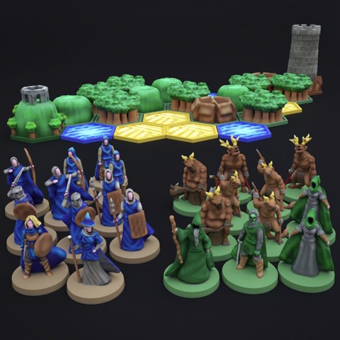 Image of Pocket-Tactics: Core Set - Legion of the High King against the Tribes of the Dark Forest