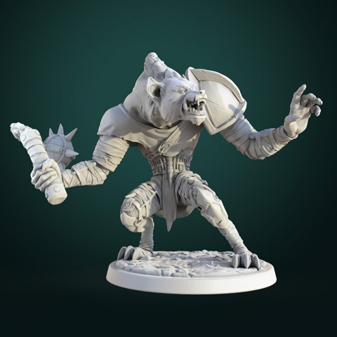 Image of Gnoll Berserk pre-supported