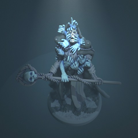 Image of Necromancer - STL - Pre-supported
