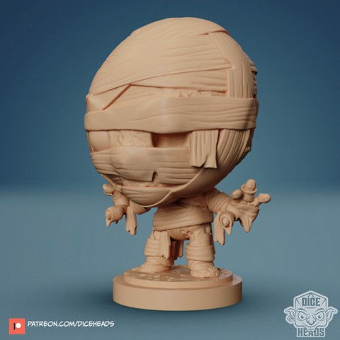 Image of Chibi Mummy 24mm PRE-SUPPORTED