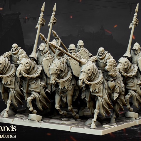 Image of Undead Dark Knight Core Unit - Highlands Miniatures