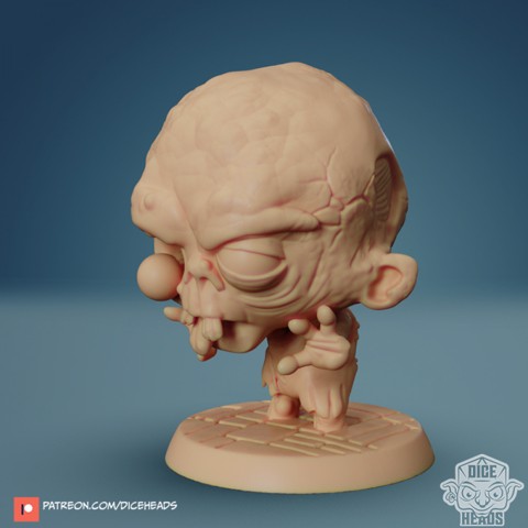 Image of Chibi Zombie 24mm PRE-SUPPORTED