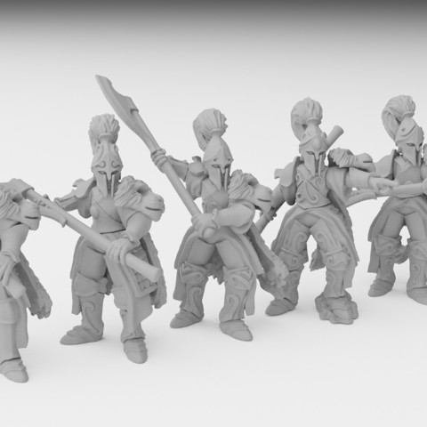 Image of Elven Lion Guard Miniatures (modular)