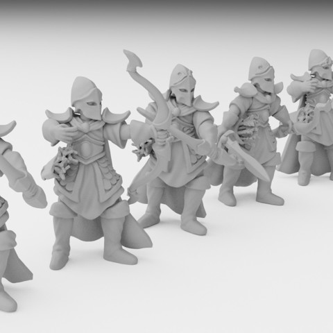 Image of Elven Wild Guard Miniatures (modular)