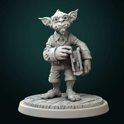Image of Goblin librarian pre-supported