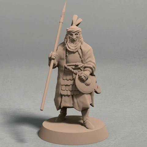 Image of Empire of Jagrad palace guard pose 3 miniature – STL file