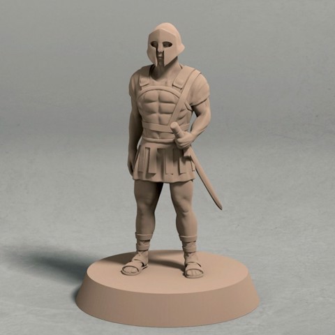 Image of Realm of Eros city guard pose 1 miniature – STL file