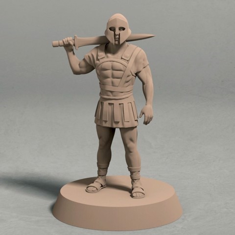 Image of Realm of Eros city guard pose 3 miniature – STL file