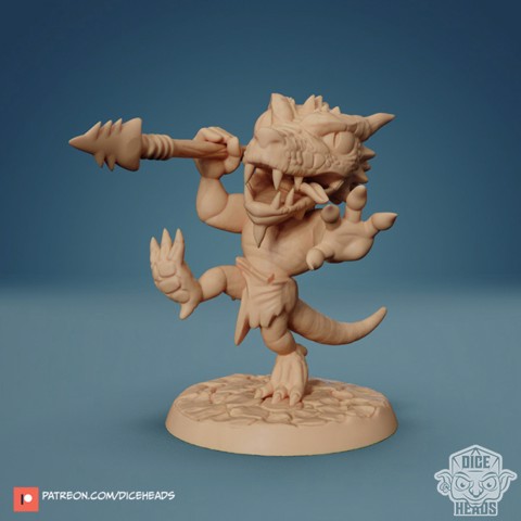 Image of Kobold (Spear) 24mm PRE-SUPPORTED