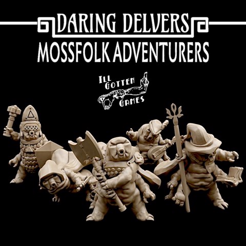 Image of Daring Delvers: Mossfolk Adventurers