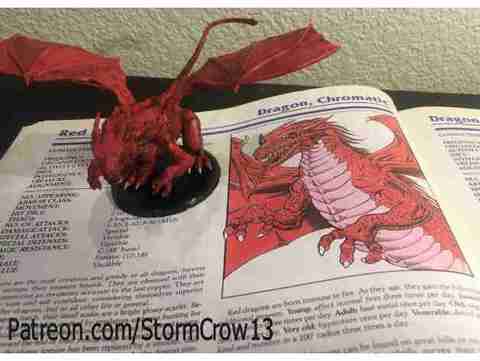 Image of 2nd ed AD&D Red Dragon