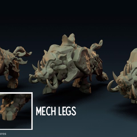 Image of Boar mech legs