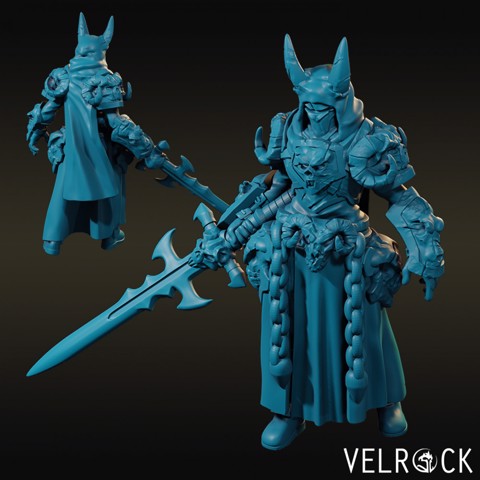 Image of Death Knight with Greatsword (Female) (Pre-supported)
