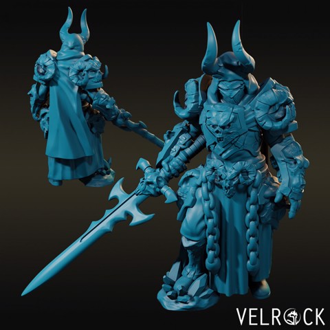 Image of Death Knight with Greatsword (Male) (Pre-supported)