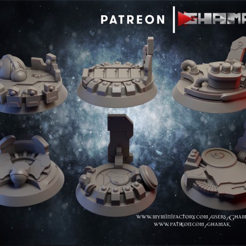 Image of sci-fy bases