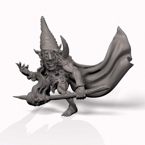 Image of Goblin Warlock  - Professionally pre-supported!